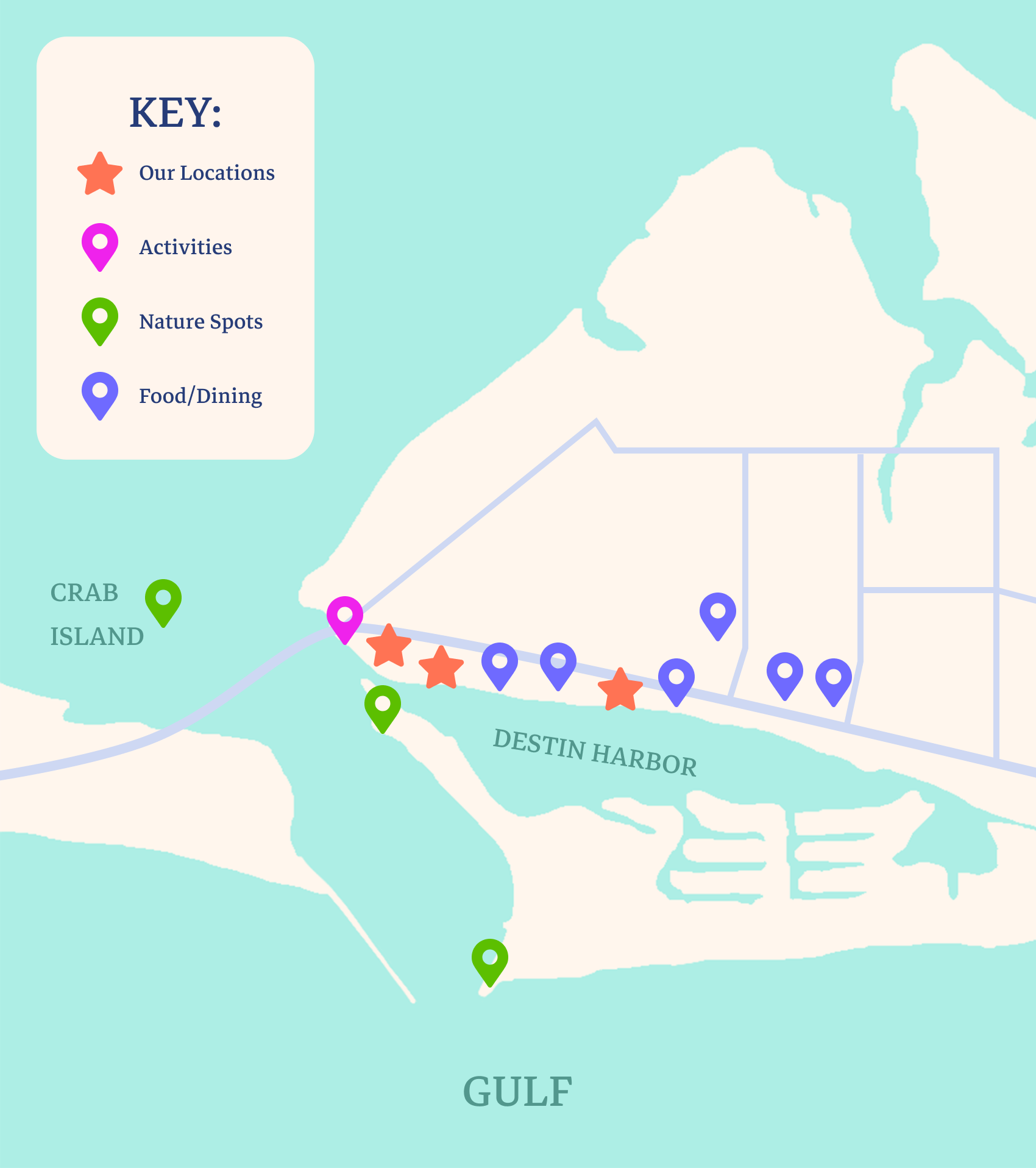 Destin Map
